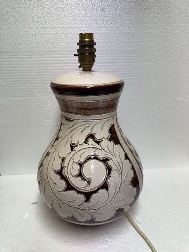 Mid century pottery - mid, lamp