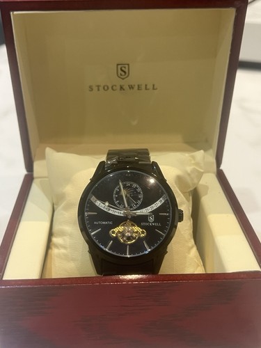 Mens stockwell watch black - mens,