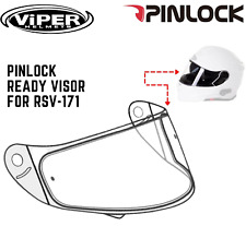 Replacement Visor For Viper RSV-171 Motorbike Helmet Pinlock Ready Clear Smoke