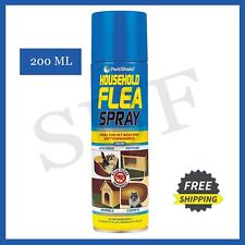 Household Flea Killer Spray Aerosol Animal Flea Dog Cat Tick Protection 200ml