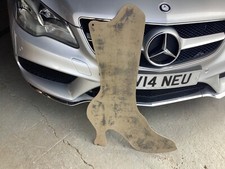Vintage Or Antique Large French Metal Sign Of A Boot,shop Display,boot Maker.