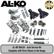 ALKO Type Service Kit for160x35mm Drum 1635 1637 Caravan Trailer Single Axle x 1