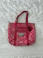 Coach Pink poppy signature