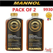 MANNOL 9930 Antiwear Diesel Ester Additive Treats 1000L Diesel Fuel 1L PACK OF 2