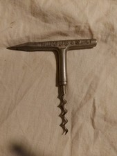Old Tee Handle Metal Corkscrew Bulloch Lade & Co Ltd Extra Special gold Label 