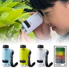 Minilabsters Miniscope Kids ,Minilabsters Portable Pocket Microscope  60x - 120x