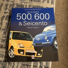 Fiat & Abarth 500, 600 & Seicento by Malcom Bobbitt 2003 Book Like New