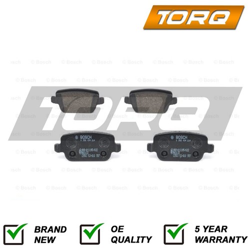 Brake pads set rear torq - pads, fits