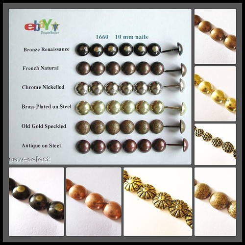 Upholstery nails tacks studs - tacks,