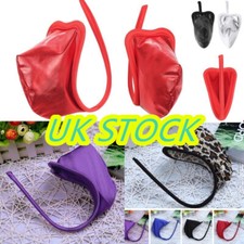 UK Men's Micro C-String Underwear Bulge Pouch Thongs T- Back Briefs Nightwear