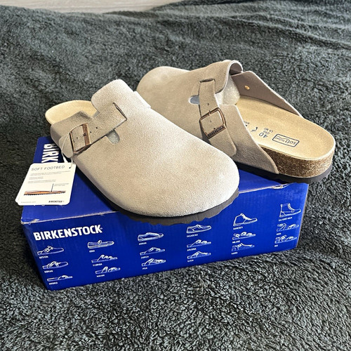 Birkenstock boston grey - boston, bs