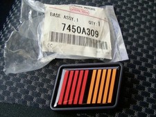 Genuine Mitsubishi Lancer Evolution RALLIART Grille Badge OEM Evo Colt 7450A309