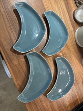 Poole Pottery Blue Moon Side
