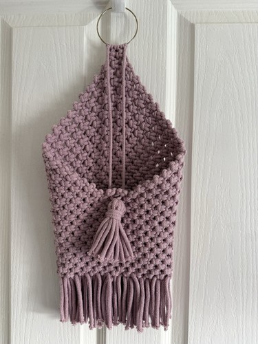 Handmade macramé wall hanging - macramé,