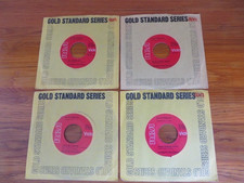 ELVIS PRESLEY  ~ 4 x U.S RCA GOLD STANDARD ISSUES - ALL SHOOK UP, BLUE SUEDE....