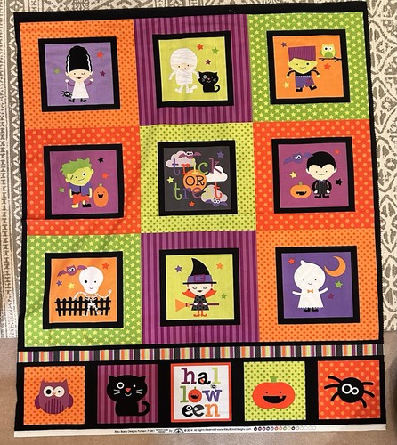 Riley blake halloween quilt - riley,