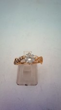 22 ct Gold & CZ Ring Size O.