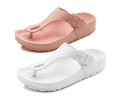 Womens Ladies Flip Flops Sandals EVA Toe Post Slip On Beach Summer Pool Slides