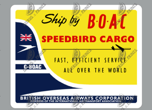 Boac vintage speedbird cargo - vintage,