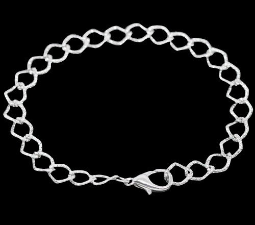 Silver plated charm - ❤,
