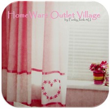Next Pretty Vintage Gingham Pink Heart Curtains  Girl Children Kids Room 