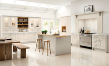 Cashmere shaker kitchen units - shaker,