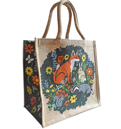 Jute shopping tote bag 30cm - 30cm, x