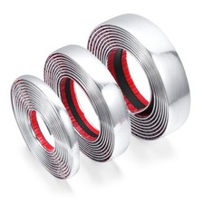 6/8/10/20/30mm x 5M Chrome Car