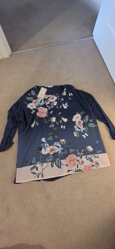 Ladies navy blouse new - navy,