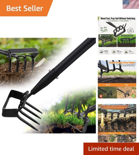 Garden hoe with cultivator - garden,