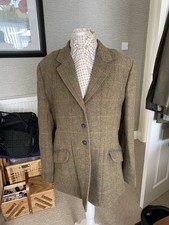 Equetech Green Tweed Hunt Jacket Size( 40-42”)generous All over Fit Vgc
