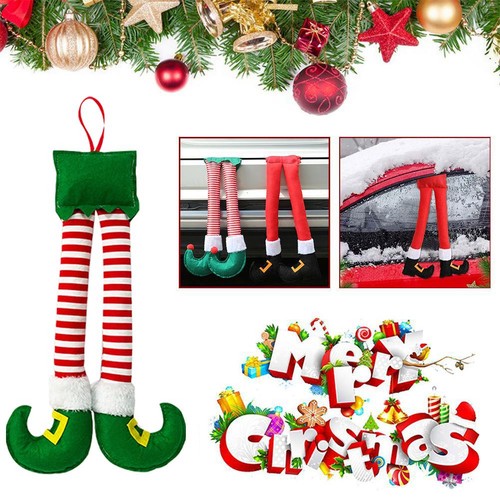 Christmas car leg decoration - christmas,