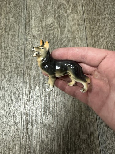 German shepherd mini figure - german,