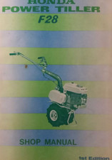 Honda Power Tractor Garden Tiller F28 Service Shop Repair Manual