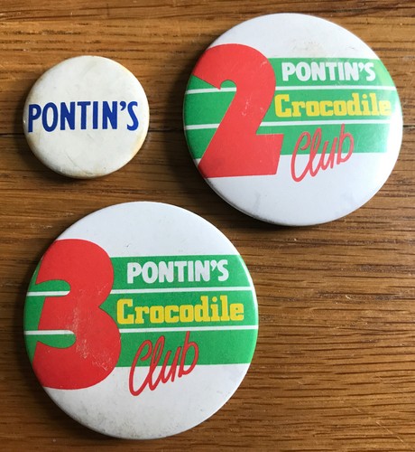 Vintage pontins crocodile - 3x,