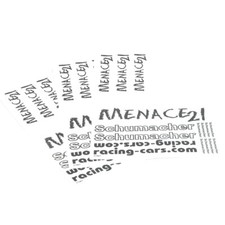Schumacher Menace 4x4x21 Decal