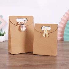 Kraft Favour Gift Bag With Ribbon. Wedding, Birthday, Baby Shower, Teachers Gift