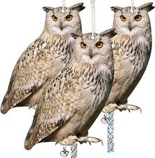 3pcs owl bird scarer set - 3pcs,