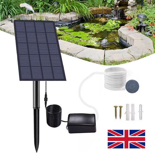 Solar powered air pump - air, oxygen