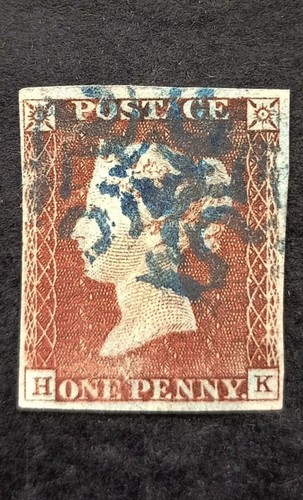 Queen victoria penny red 8 - penny, sg.8