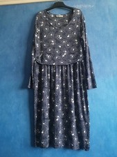 Woolovers Navy Floral Jersey