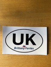 Brittany Ferries Toothpaste Livery Retro 2000s UK Vehicle Sticker Legal Size   ￼