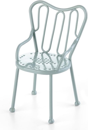 Dollhouse metal chair - dollhouse,