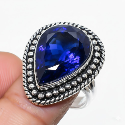 Blue tanzanite gemstone 925 - tanzanite,