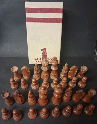 Staunton chess pieces - chess,