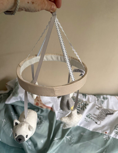 Nursery cot hanging mobile - nursery,