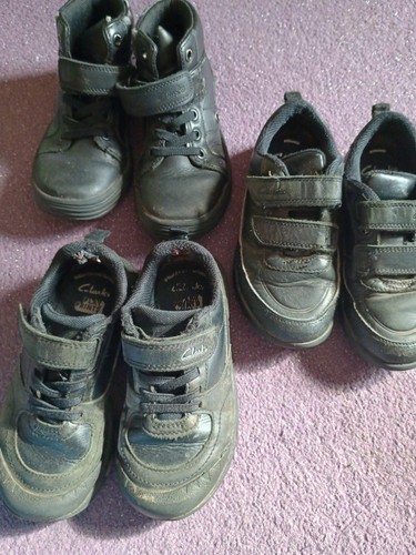 Black clarks shoes - black,