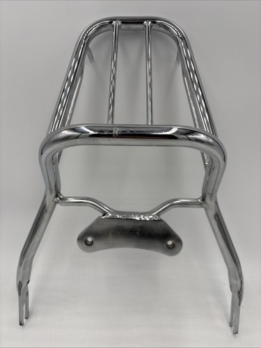 Chrome motorcycle luggage rack - chrome,