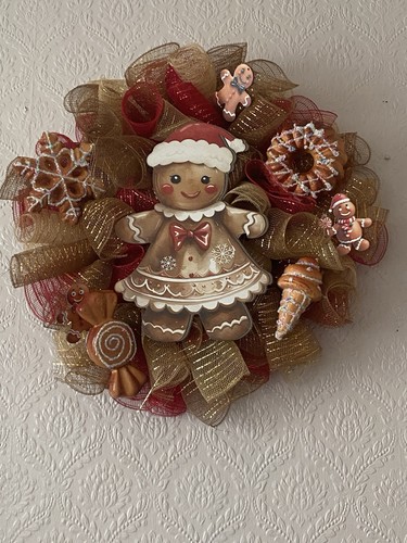 Xmas wooden gingerbread - xmas,