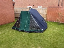 Lichfield Challenger 5 Ridge Tent Navy 3/4 Person Windows Metal Poles